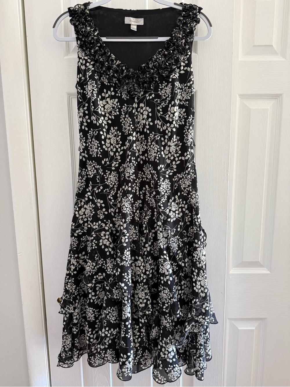 🤍🖤 dressbarn Black Dress with Label Detail 🤍🖤